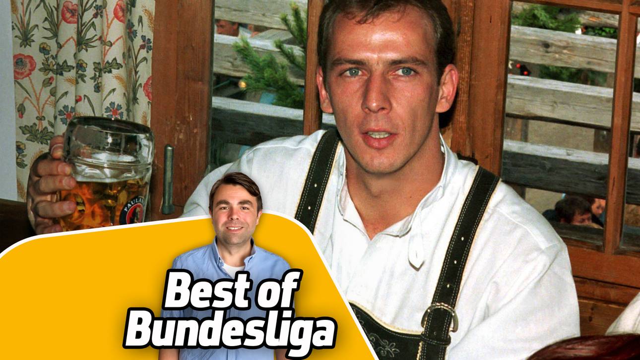 Wasserbomben auf Mario Basler