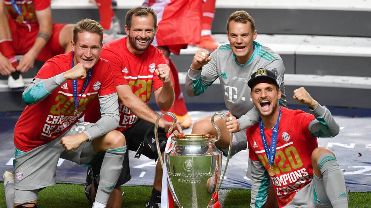 Sven Uleich (r.) nach dem Gewinn der Champions League