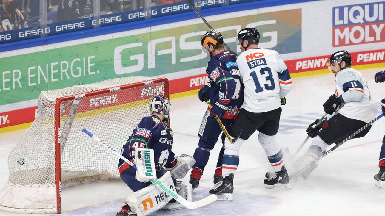 Eisbären patzen zu Hause