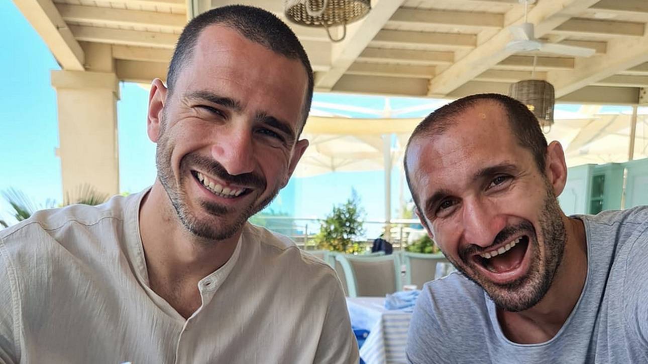 Chiellini & Bonucci foppen England