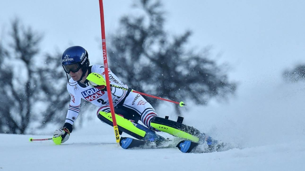 Slalom in Kranjska Gora: Noel führt, Straßer weit zurück