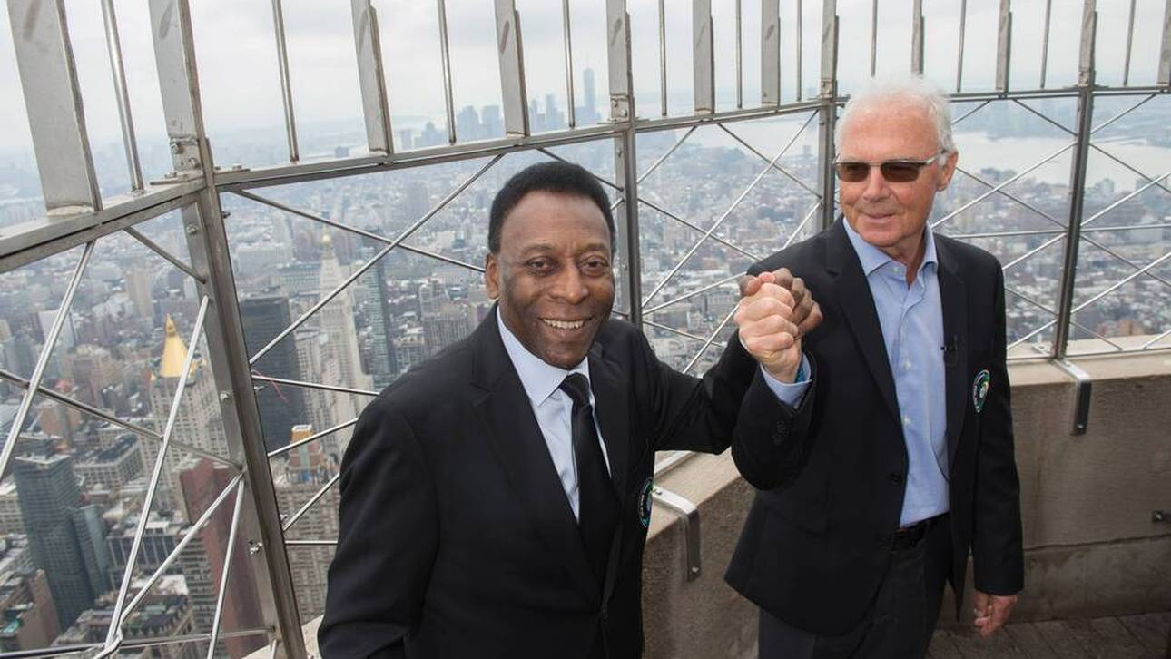 Beckenbauers Abschied von Pelé