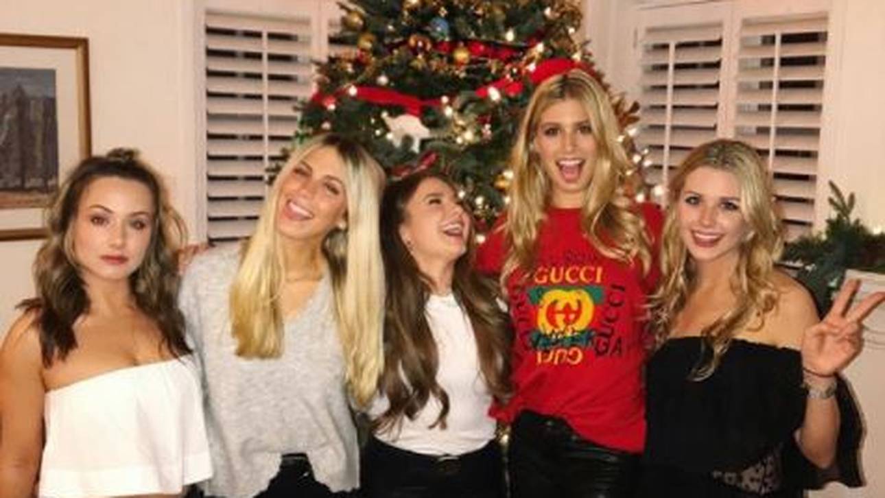 Eugenie Bouchard (2.v.r.) und ihre Geschwister