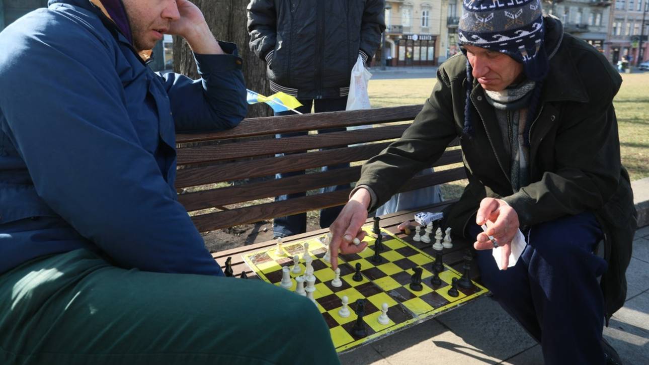 Ukrainischer Schach-Meister konsequent