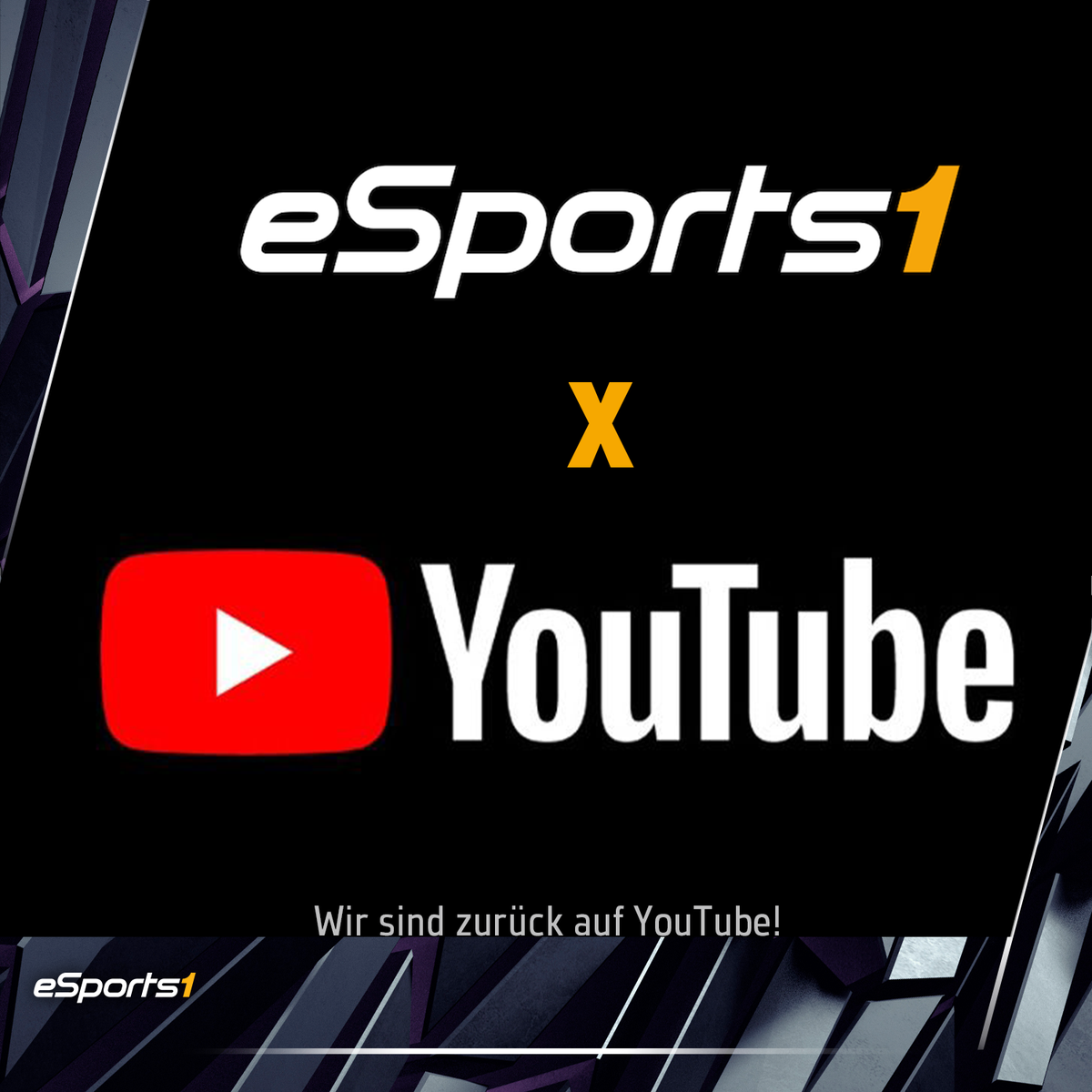 SPORT1 eSports zurück auf YouTube
