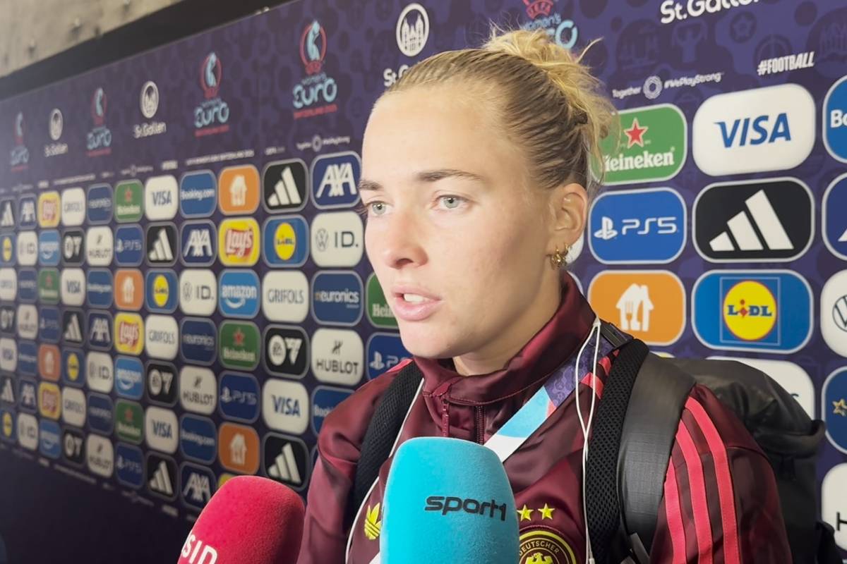 Die Verletzung von DFB-Kapitänin Giulia Gwinn überschattet den deutschen Auftaktsieg bei der EM gegen Polen. Die Mitspielerinnen spenden Trost.