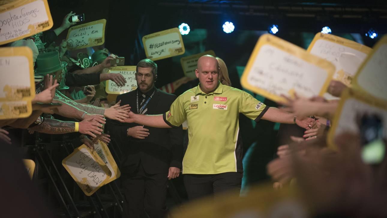 Van Gerwen erteilt North Lehrstunde