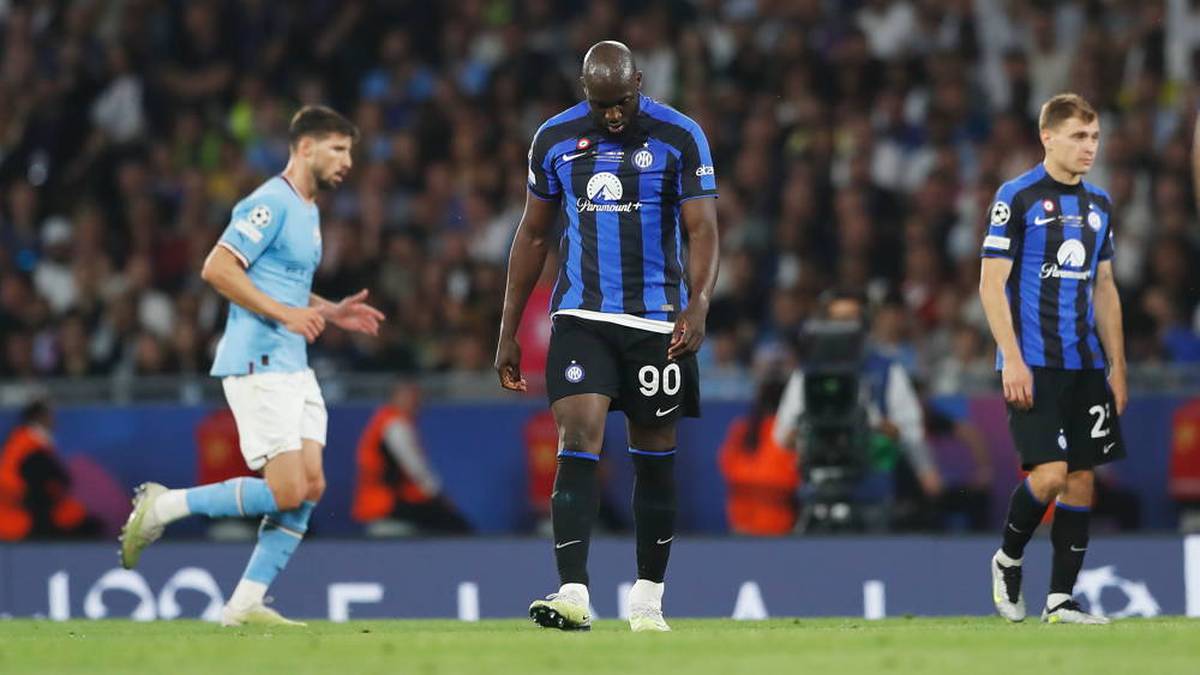 Romelu Lukaku hat mit Inter Mailand das Champions-League-Finale gegen Manchester City verloren