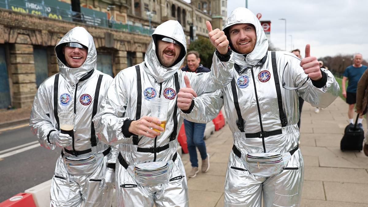 Sogar Astronauten haben es in den Ally-Pally geschaft.