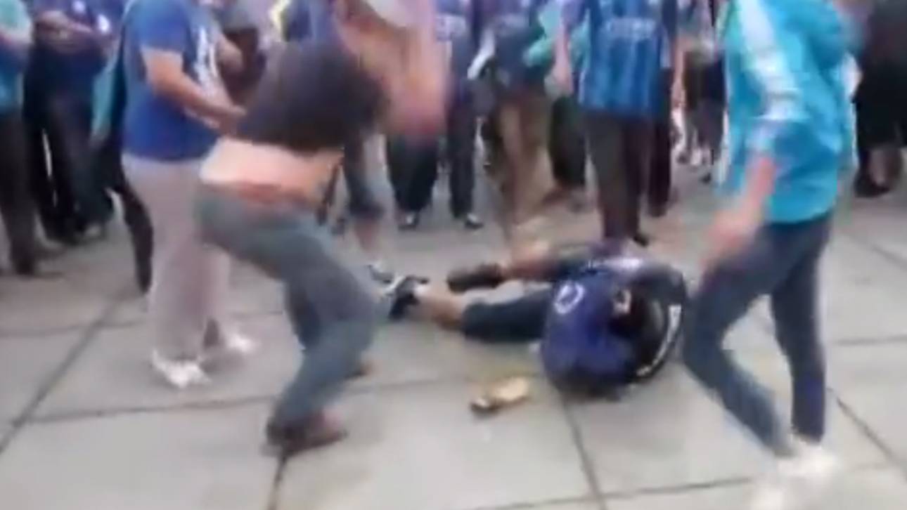 Fan in China brutal attackiert