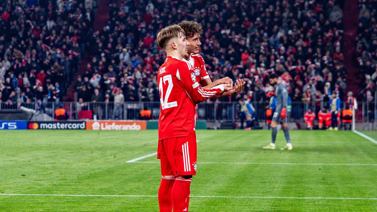 Bayerns ungewöhnliche Jubelgeste