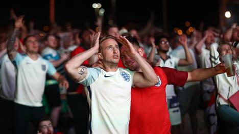 Excitement Mounts As England Prepare To Take On Russia In The Euros
