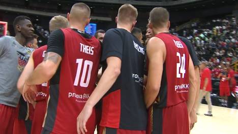 Die deutschen Basketballer haben gegen Tunesien einen ungefährdeten Sieg gefeiert