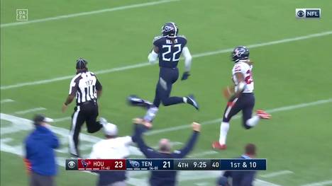 Derrick Henry ist einer der besten Runningbacks der NFL. Im Spiel zwischen Tennessee und Houston glänzt er mit 264 Yards Raumgewinn.