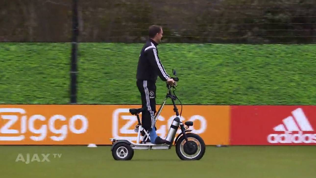 Verletzter de Boer wird zu Easy Rider