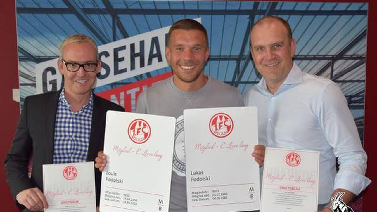 Podolski: 1. FC Köln auf Lebenszeit