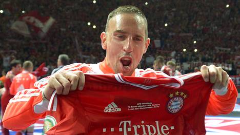 Franck Ribery gewann 2013 mit den Bayern das Triple