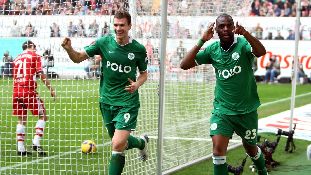 VfL WOLFSBURG (hier Edin Dzeko und Grafite): 23 Jahre - seit 1996/97