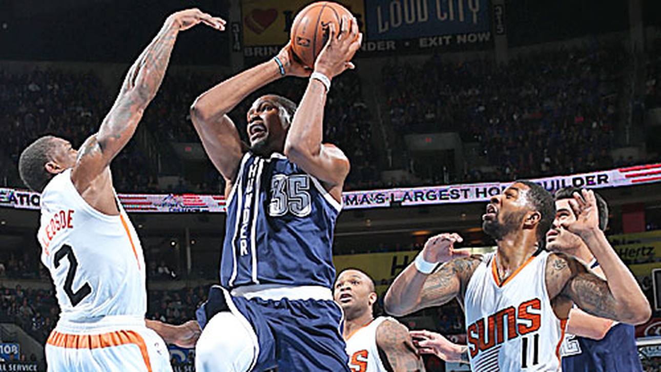 Kevin Durant führt Oklahoma City Thunder zum Sieg gegen Phoenix Suns