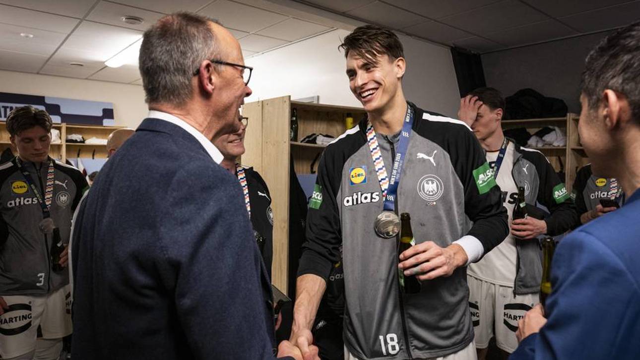 Hoher Besuch in deutscher Kabine