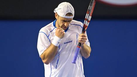 Benjamin Becker jubelt bei den Australian Open