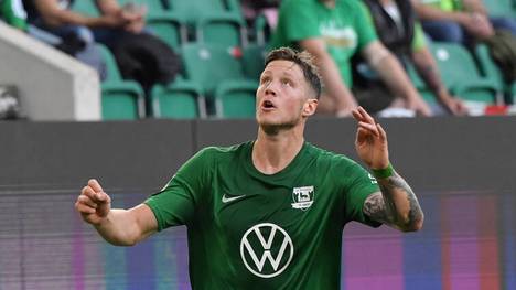 Wout Weghorst steht in der Startelf des VfL Wolfsburg