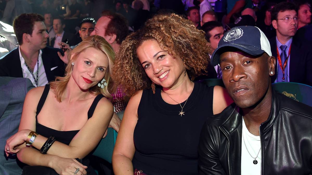 Noch mehr Hollywood: Homeland-Hauptdarstellerin Claire Danes (l.), Don Cheadle ("Hotel Ruanda") und Partnerin