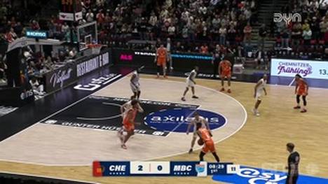 Spiel Highlights zu NINERS Chemnitz - SYNTAINICS MBC