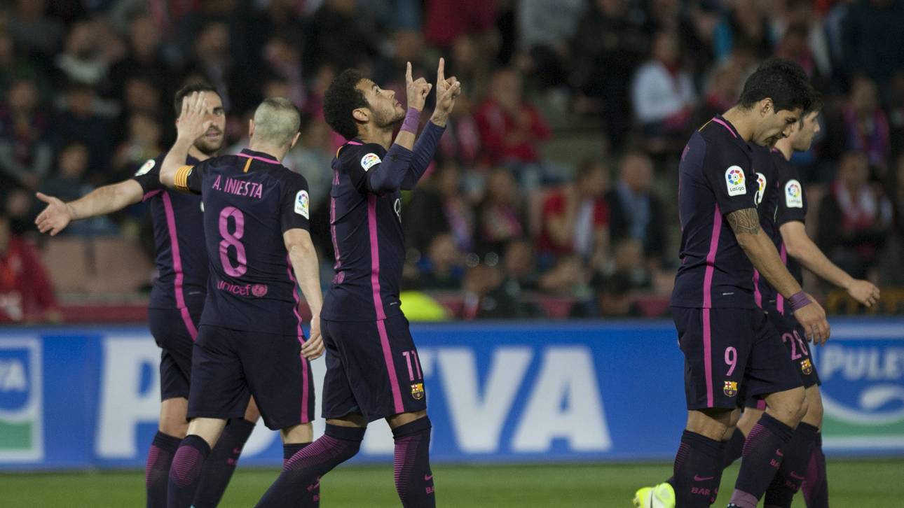 Neymar hängt bei Barca Messi ab