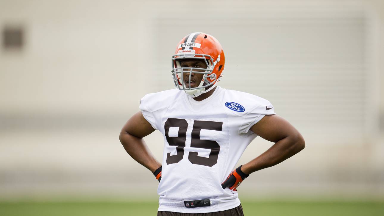 NFL: Armonty Bryant im Rookie Camp 2013 der Cleveland Browns