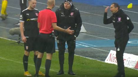 Eintracht Braunschweig setzt sich mit 1:0 gegen den Halleschen FC durch. Dabei erhitzt eine Schiedsrichter-Fehlentscheidung die Gemüter der Gäste.