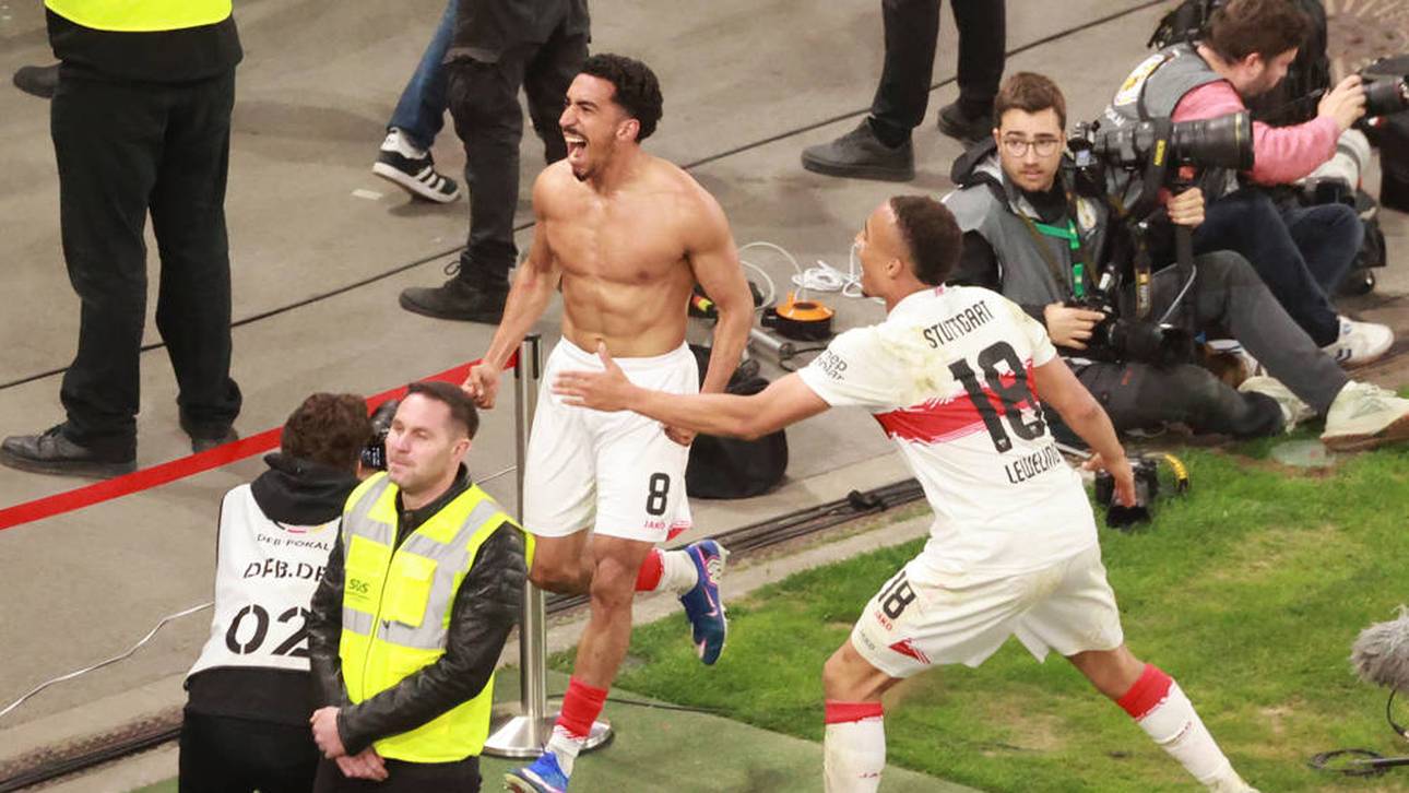 Tiago Tomás jubelt nach seinem Tor