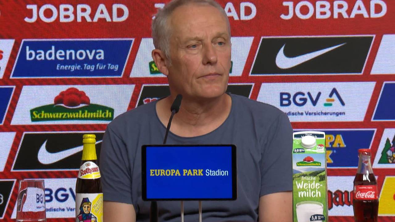 Nach roter Karte für Freiburg: Genervter Christian Streich mit klarer Aussage