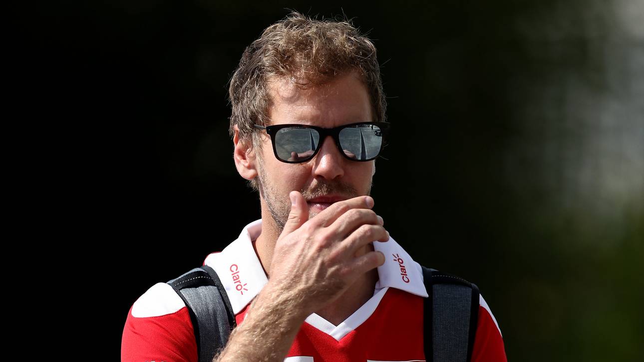 Vettel kracht in Reifenstapel