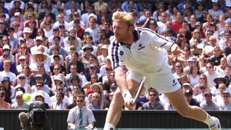 Boris Becker verlor im Wimbledon-Achtelfinale 1999 gegen Patrick Rafter