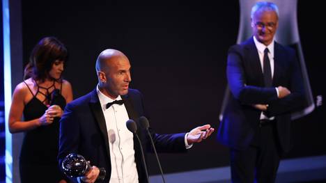 Zinedine Zidane wurde zum Trainer des Jahres von der FIFA gewählt