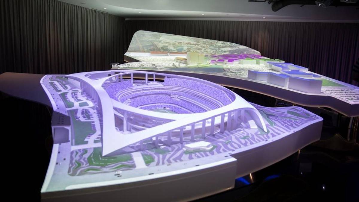 Die Studien des Projekts sind beeindruckend. Es soll sehr viel Licht und Glasfronten enthalten. Wie in den neuen Arenen üblich, wird es auch viel Platz für Geschäfte geben