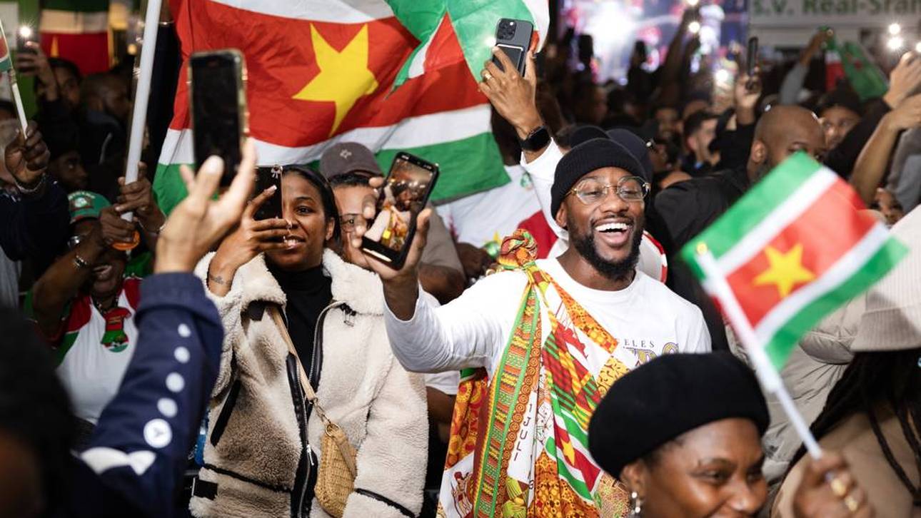 Die Fans aus Suriname hatten Grund zur Freude