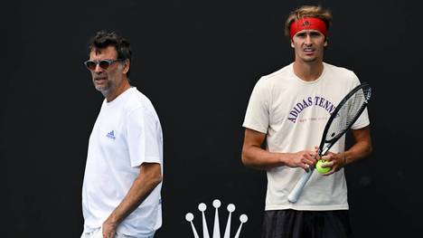 Alexander Zverev (rechts) und Trainer Sergi Bruguera gehen nun getrennte Wege