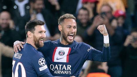 Lionel Messi (l.) und Neymar waren in torlaune