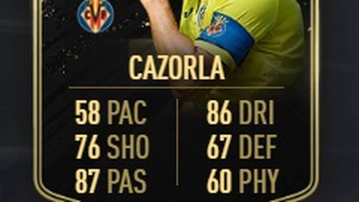 Santi Cazorla (Villarreal CF), Centre Attacking Midfielder: 84 (+2)
Basis-Karte Gold Rare: 82