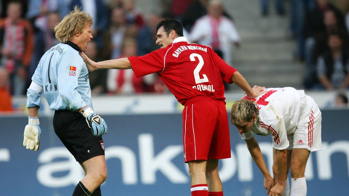 ... oder auch der einstige "Halbfeld-Flankengott" Willy Sagnol