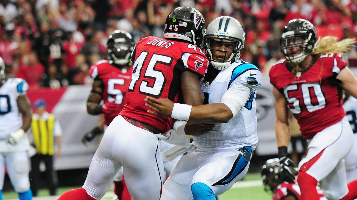 Newton hatte gegen die Atlanta Falcons einen harten Check von Deion Jones einstecken müssen. Sein Einsatz im kommenden Spiel ist fraglich, die Panthers laufen ihren Ansprüchen hinterher