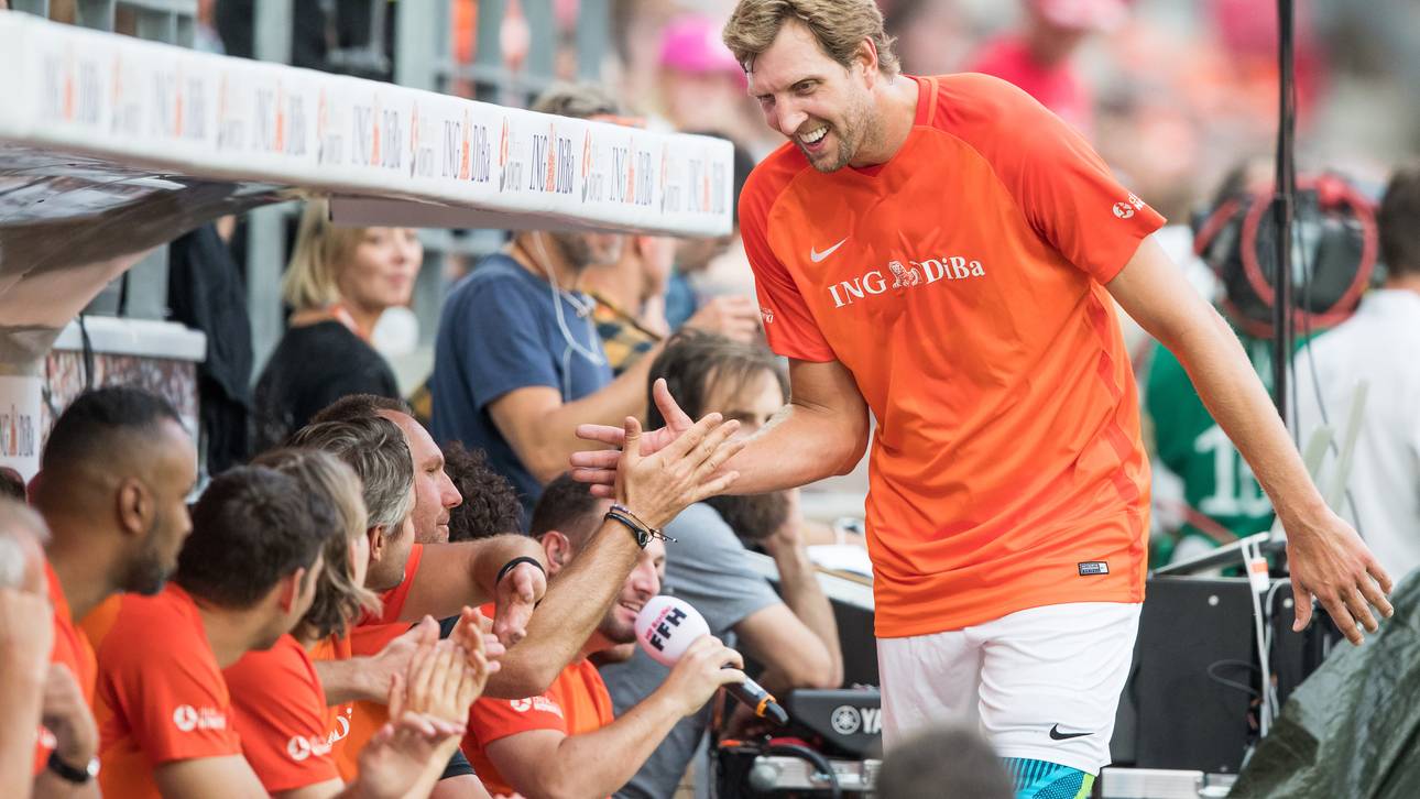 „Champions for Charity“: SPORT1 zeigt Benefizspiel mit Dirk Nowitzki und Mick Schumacher am Sonntag, 21. Juli, live ab 18:00 Uhr im Free-TV