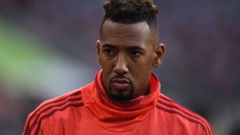 Bayern Munich's defender Jerome Boateng is pictured prior to the Audi Cup final football match between FC Bayern Munich and Tottenham Hotspur in Munich, southern Germany, on July 31, 2019. (Photo by Christof STACHE / AFP)        (Photo credit should read CHRISTOF STACHE/AFP/Getty Images)