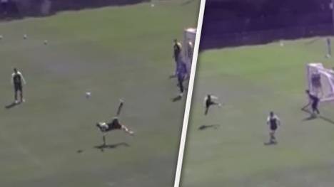 Nicht nur Messi, Ibrahimovic & Co. können zaubern: Während einer Trainingseinheit des niederländischen Erstligisten Vitesse Arnheim kommt es zu ganz besonderen Szenen.