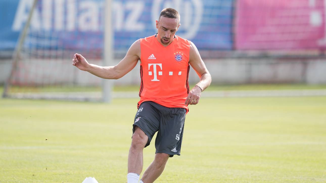 Ribery wieder im Mannschaftstraining
