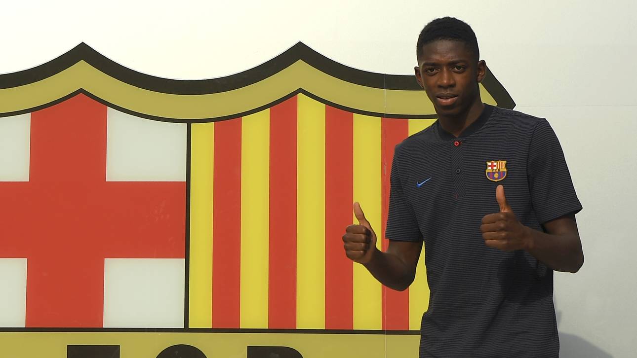 Dembele in Barcelona angekommen