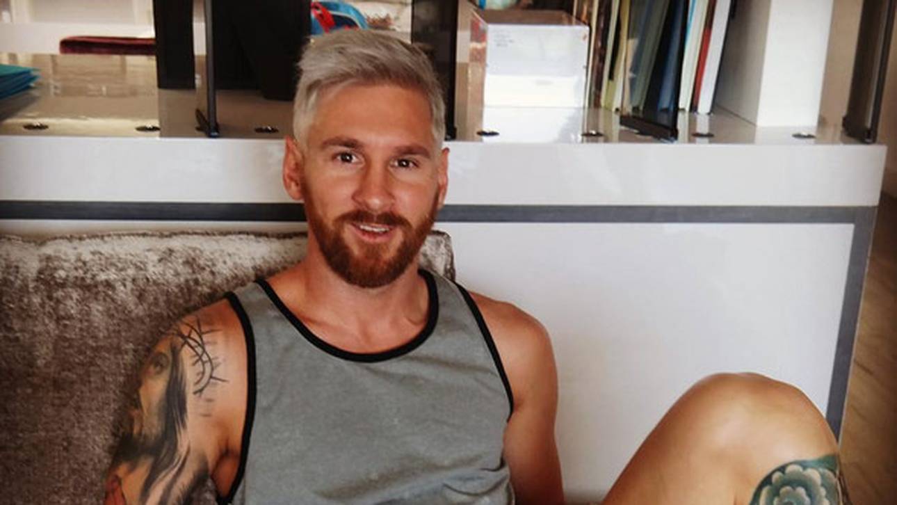 Messi färbt sich Haare blond