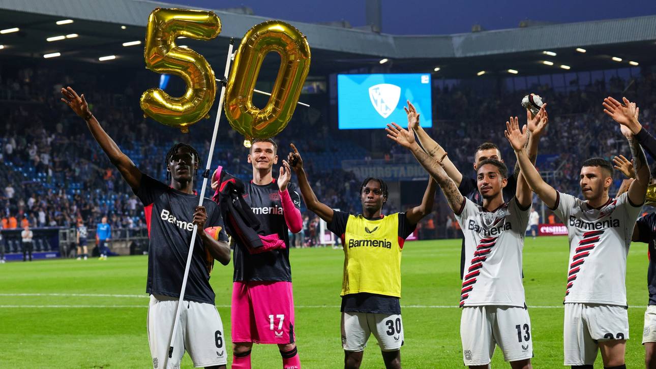 Noch ein Schritt: Leverkusen vor historischem Titel